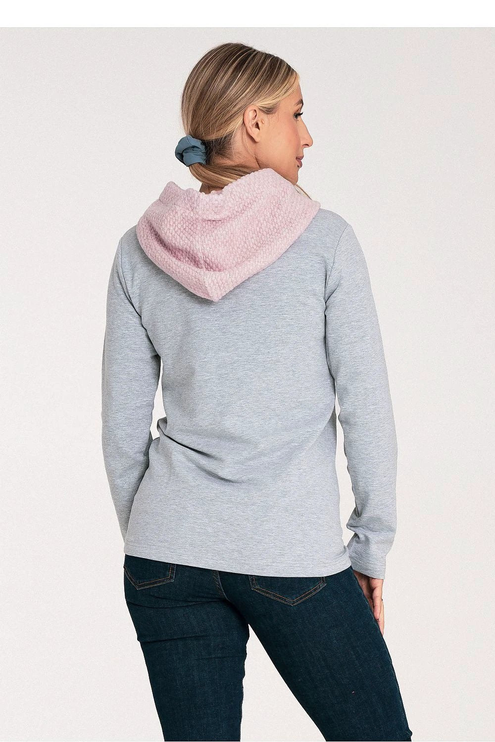 Figl Cotton Sweatshirt - Luxurious Wool Hood, Long Sleeves, and Spacious Kangaroo Pocket for Everyday Comfort by Figl