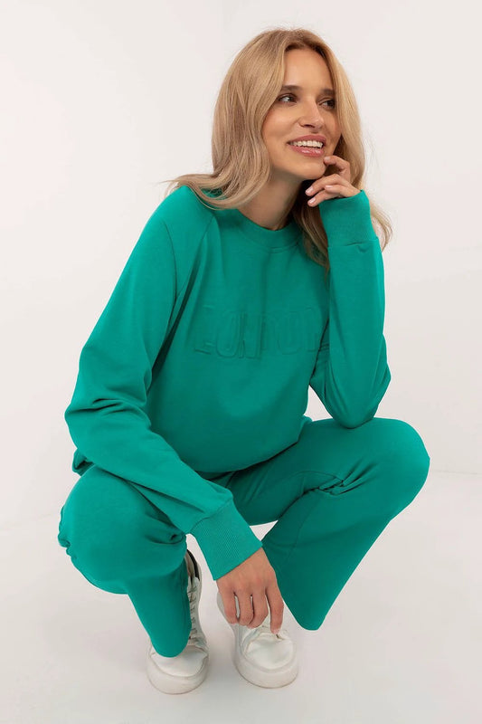 Set Factory Women's Casual Tracksuit Set - Comfortable Cotton Polyester Blend for Daily Wear by Factory Price