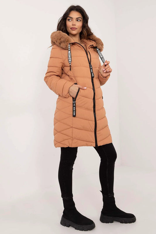 Jacket Factory Insulated Polyester Winter Jacket - Provides Ultimate Warmth, Comfort And Style With Detachable Fur by Factory Price