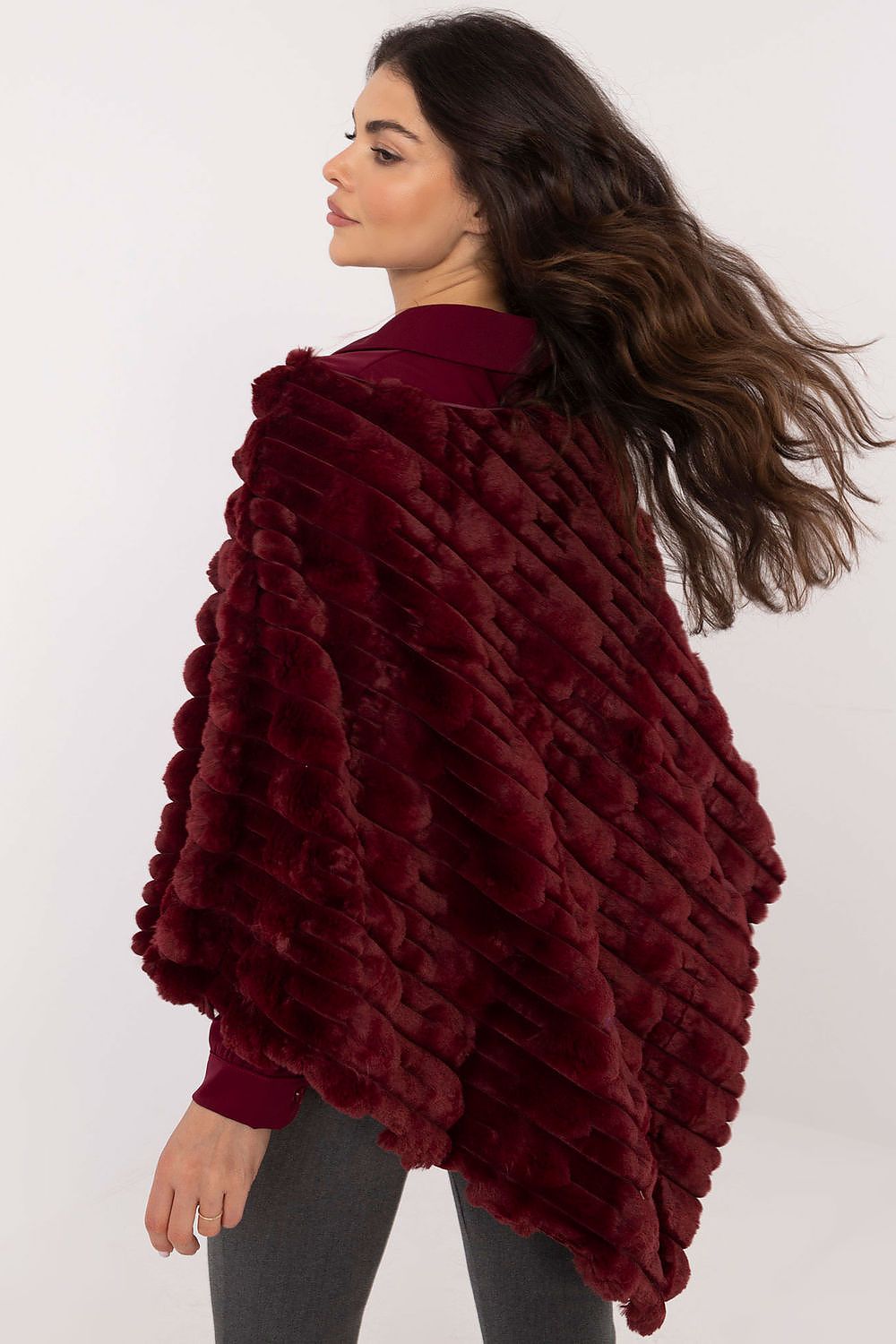 Poncho AT Comfort With Textured Fabric For Daily Wear by AT