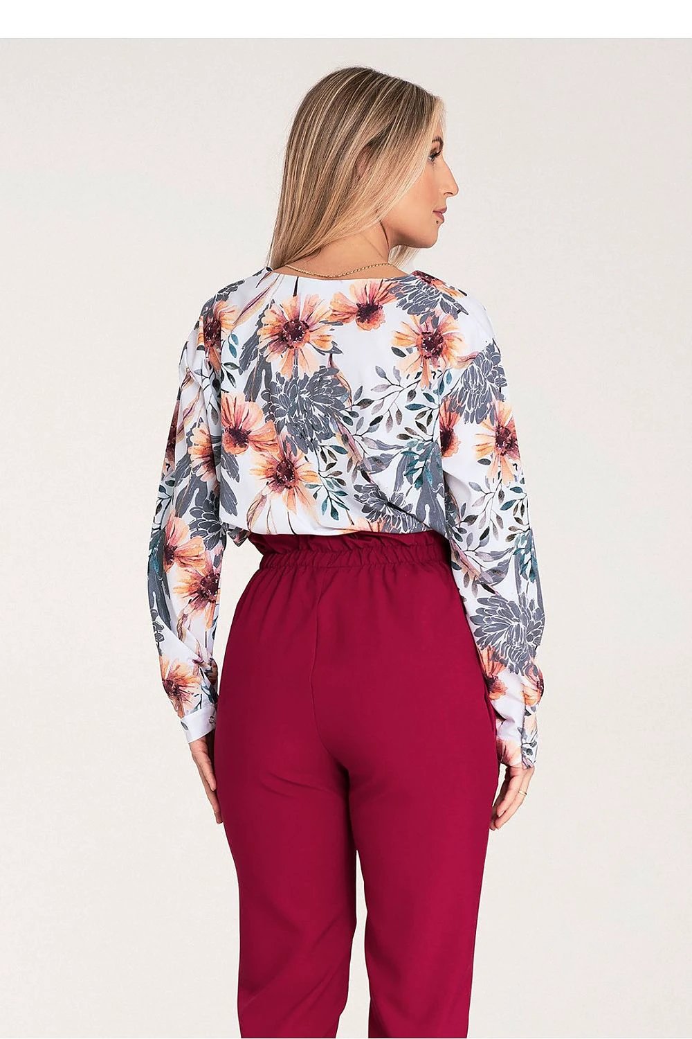 Figl Men's Long Sleeve Shirt - Stylish Press-Stud Cuffs and Stretch Fabric for Comfort and Style by Figl