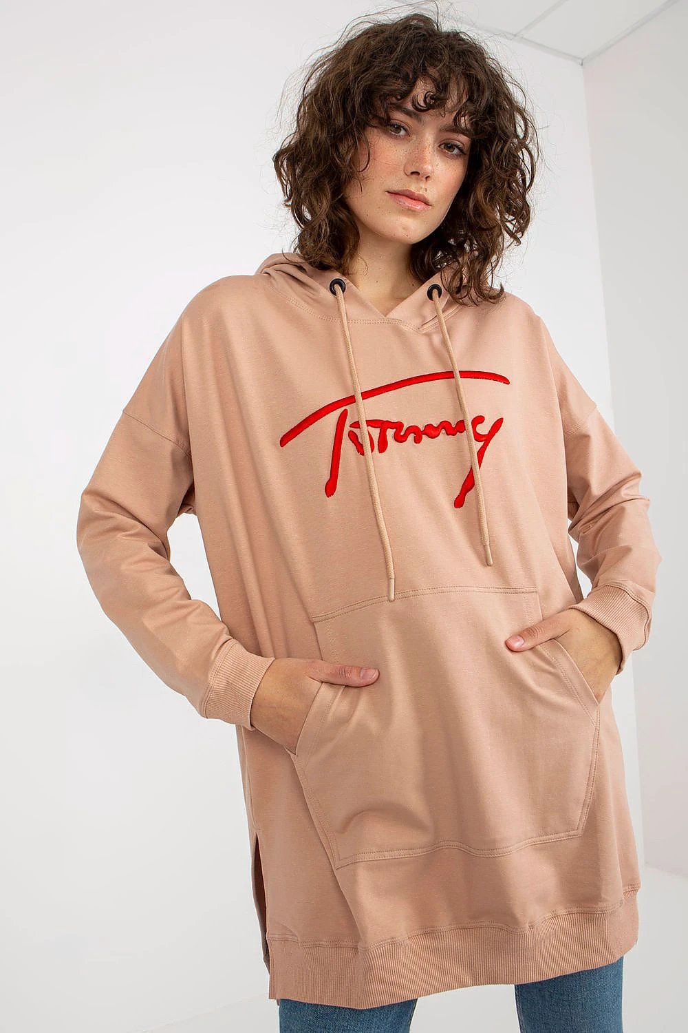 Sweatshirt Factory Women's Long Sweatshirt - Comfortable Minimalist Style for Daily Use by Factory Price