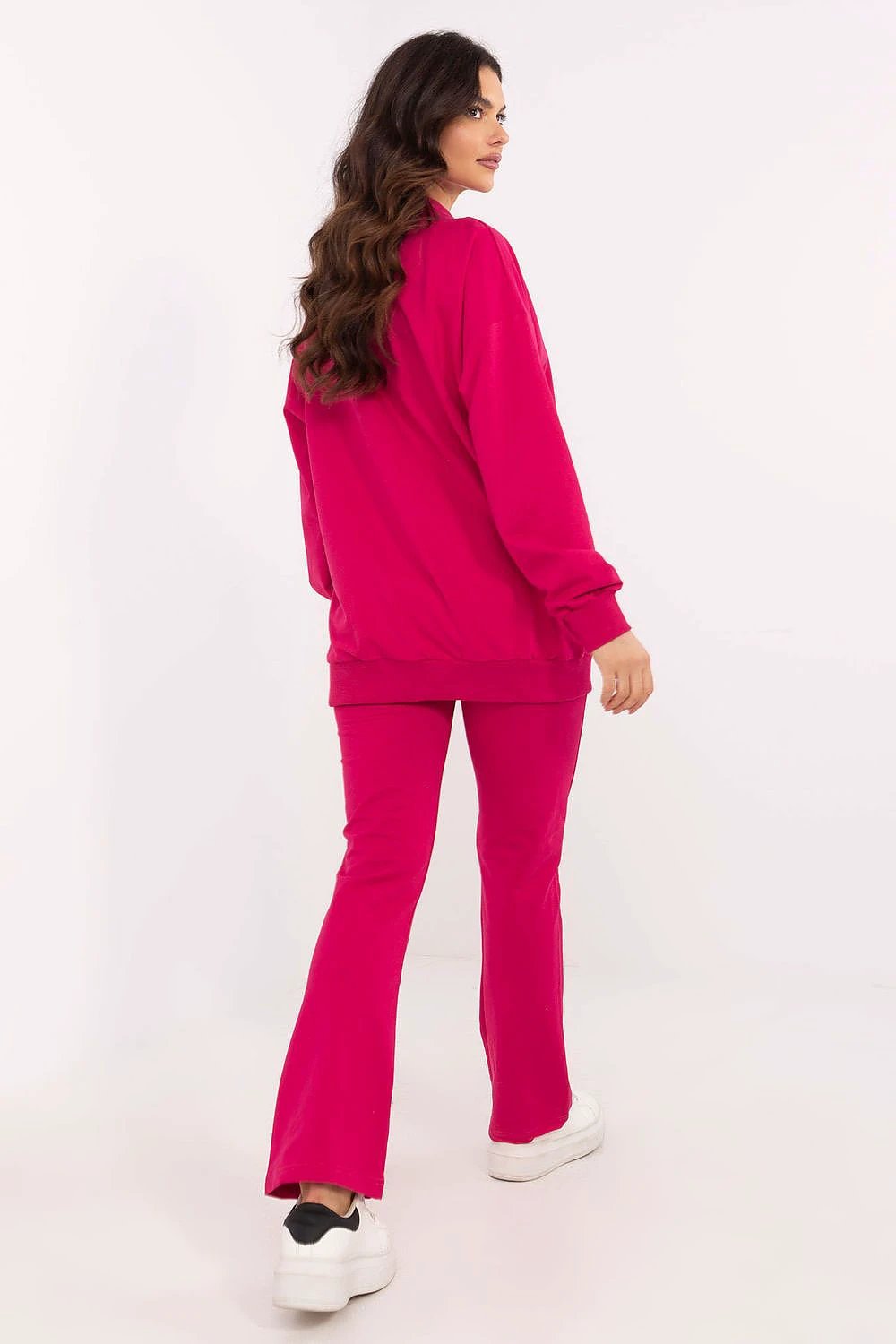 Set Factory Women's Elegant Long-Sleeved Blouse and Straight-Leg Pants Set - Comfortable Minimalist Style for Everyday Wear by Factory Price