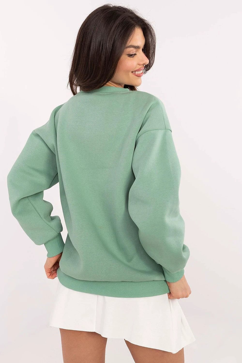 Sweatshirt Factory Women's Casual Long Sleeve Sweatshirt - Soft Comfortable Cotton Polyester Blend for Everyday Wear by Factory Price