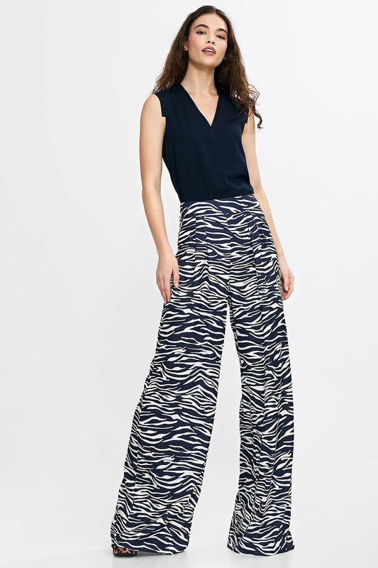 Nife Women's Blouse - Light Viscose V-Neck Sleeveless Design for Comfort and Elegance by Nife