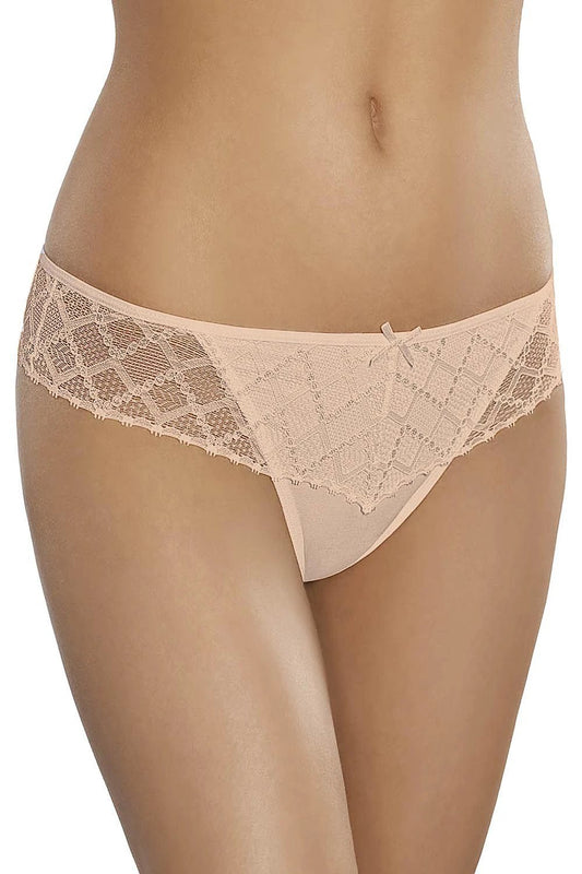 Gabidar T Backs Lace Satin Bow Cotton Thong Comfort by Gabidar