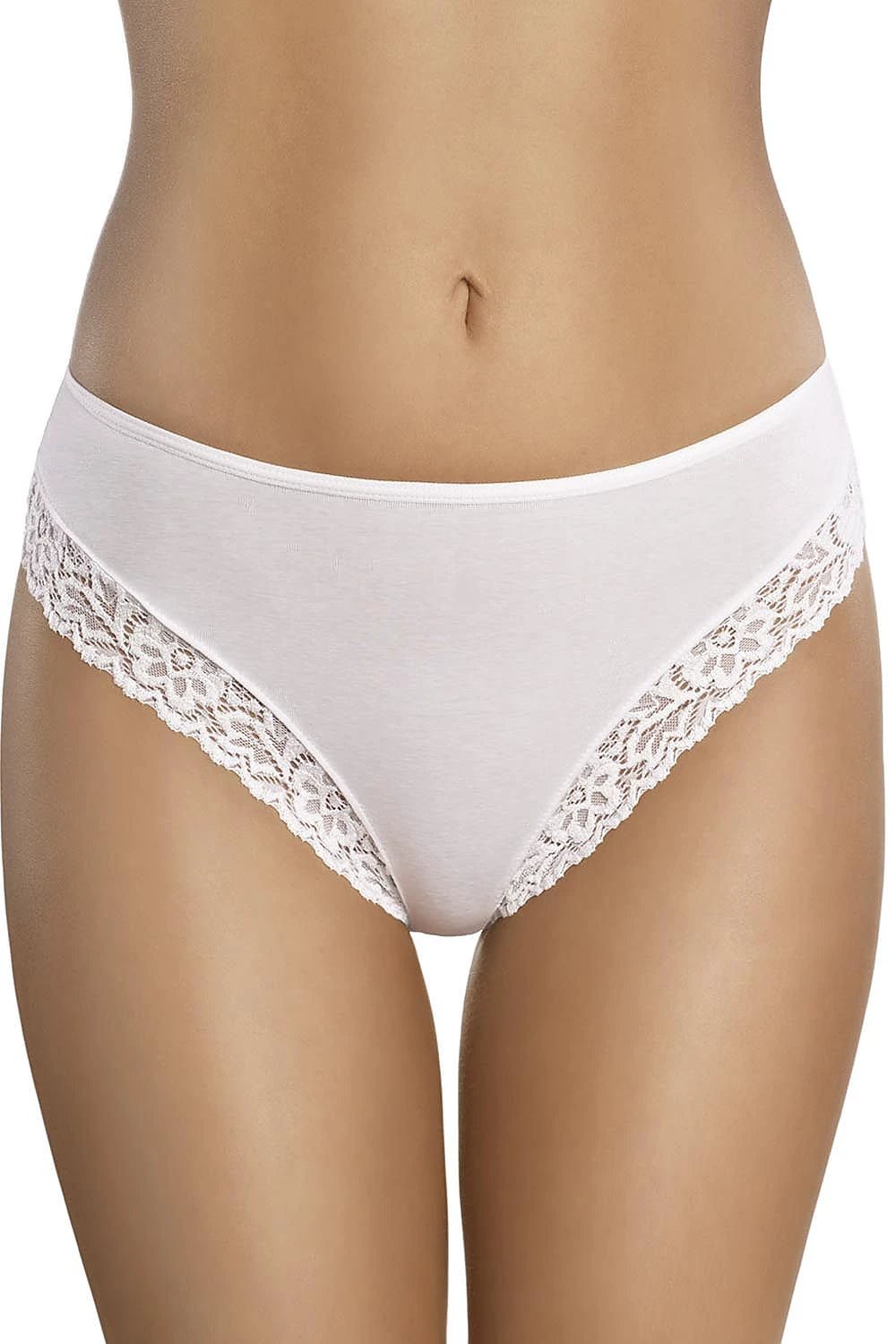 Gabidar Cotton Panties With Elastane And Floral Lace Pattern by Gabidar