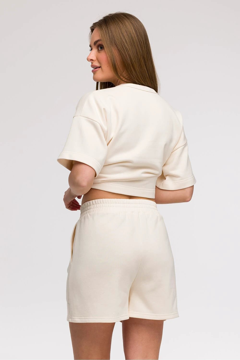 BeWear Women's Loose High Waist Shorts with Elastic Waistband - Comfortable and Stylish Summer Essential by BeWear