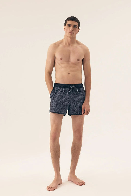 Henderson Men's Swimming Trunks - Quick-Drying Material with Eye-Catching Print and Comfortable Waistband by Henderson