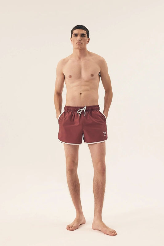 Henderson Men's Comfortable Swim Trunks with Elastic Waistband and Pockets - Fashionable Sporty Design by Henderson