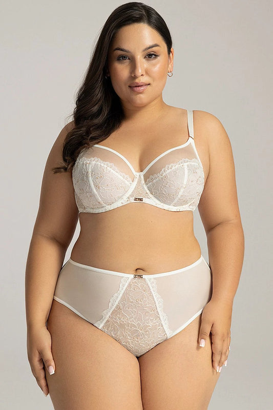 Ava Women's Brazilian Style Panties - Soft Microfiber Fabric for Comfort and Elegant Lace Detailing by Ava