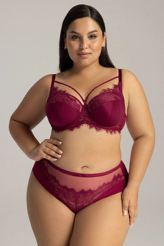 Ava Brazilian Style Panties - Ultra Comfortable Lace and Mesh Design for Feminine Appeal by Ava