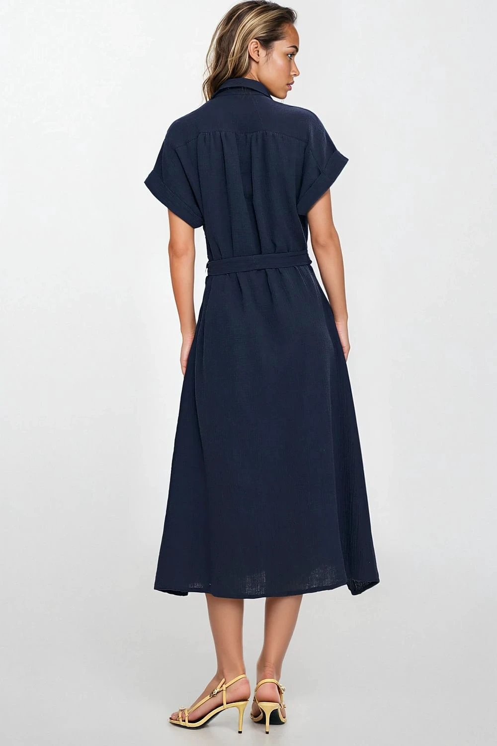 Nife Daydress - Lightweight Breathable Linen Blend for Comfortable Everyday Wear by Nife