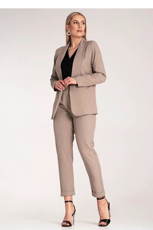 Figl Jacket - Classic Cut with Lining, Long Sleeves, and Comfortable Polyester Blend for Everyday Wear by Figl