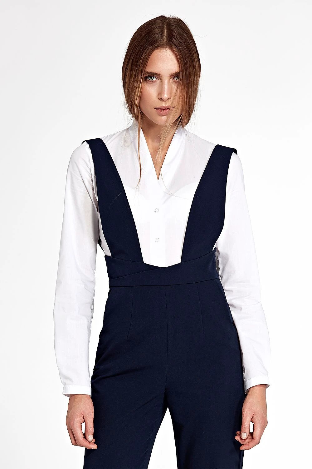 Shapewear Body Nife - Comfortable Versatile White Long Sleeve Bodysuit for Office Wear and Daily Outfits by Nife