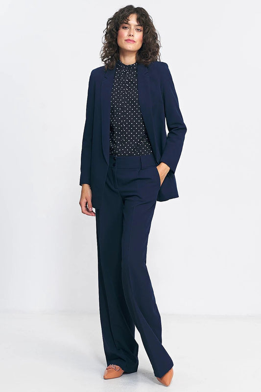 Nife Women's Blazer - Elegant Classic Cut with Lining for Versatile Office and Casual Outfits by Nife