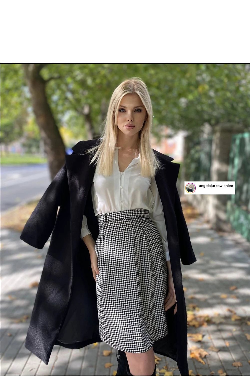 Nife Women's Expandable Skirt - High Waist with Adjustable Belt for Versatile Everyday and Professional Wear, Made with Spandex and Polyester by Nife