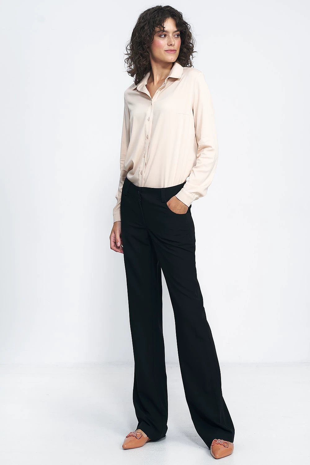 Nife Bootcut Trousers for Women - Slim and Elongate Legs with Timeless Trendy Design by Nife