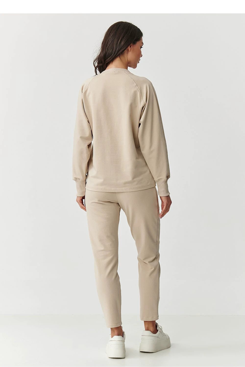 Makadamia Set Makadamia - Comfortable Beige Women's Tracksuit with Cotton and Elastane by Makadamia