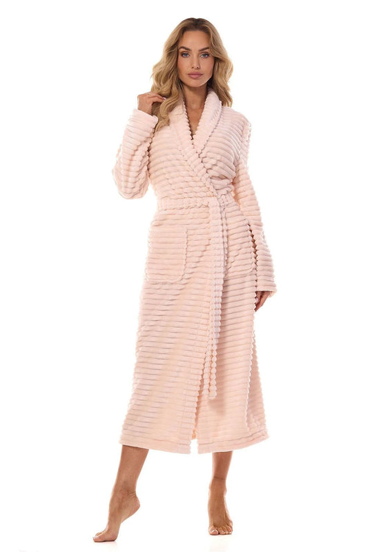 L&L Collection Bathrobe - Soft 100% Polyester with Multiple EU and US Sizes for Comfort and Fit by L&L collection