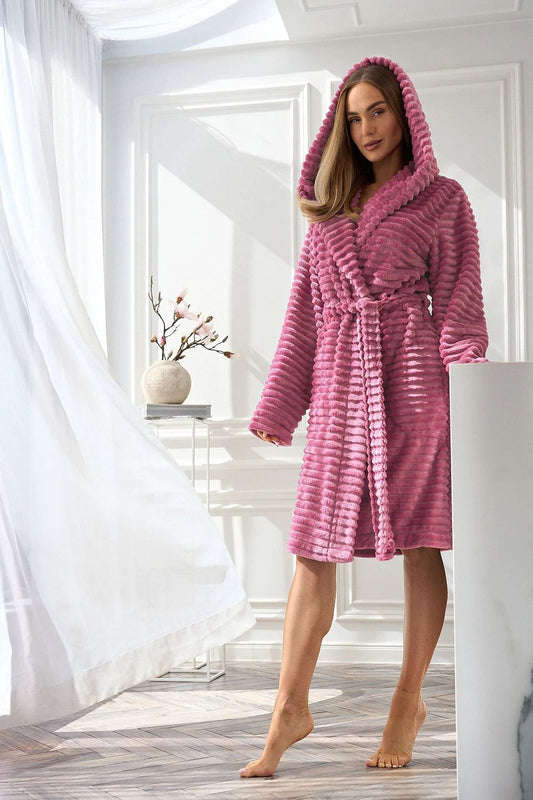 L&L Collection Soft 100% Polyester Bathrobe for Men and Women with Sizes S to XL by L&L collection