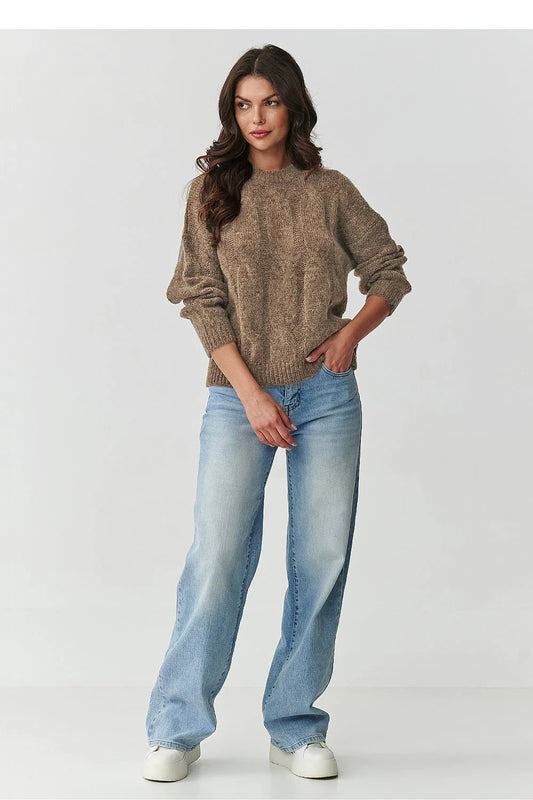 Makadamia Jumper Makadamia - Soft Luxurious Braided Sweater for Women with Wool Blend by Makadamia