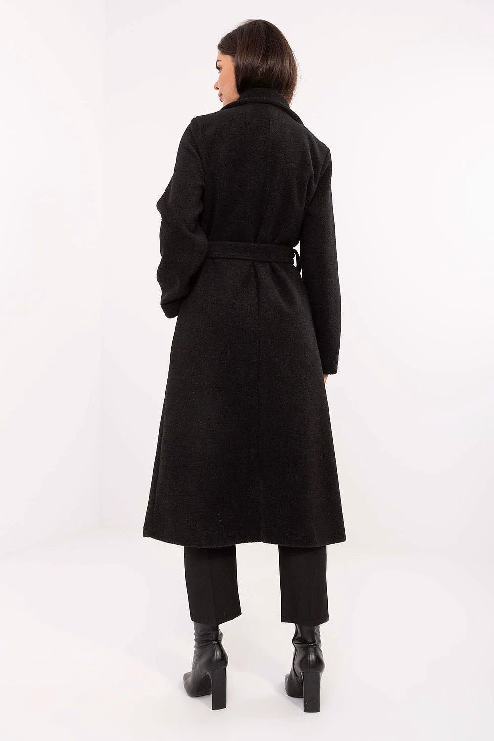 Coat Factory Long Boucle Women's Coat - Stylish Autumn/Winter Essential With Varied Texture And Lapels by Factory Price