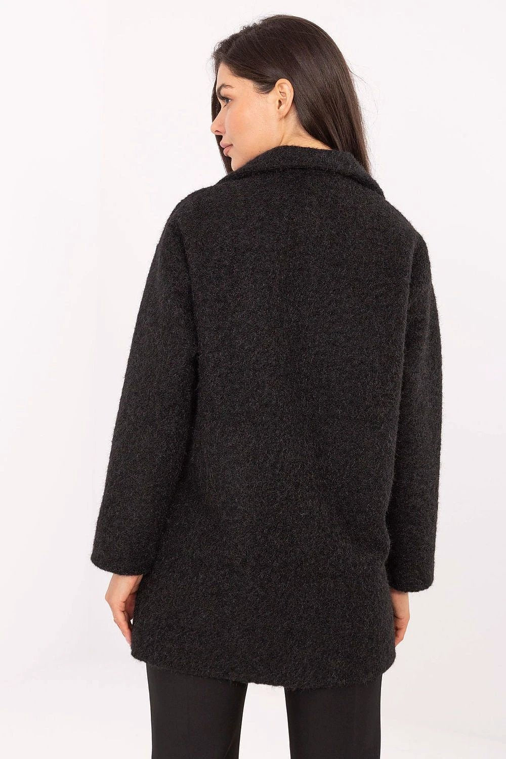 Coat Factory Women's Elegant Polyester Coat - Stylish Mid-Thigh Length for Autumn Winter Wear by Factory Price
