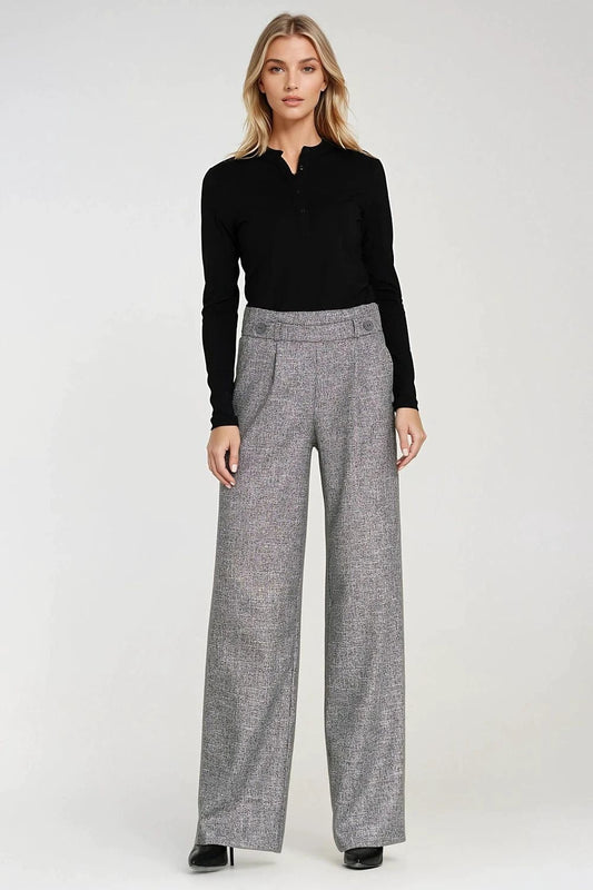 Nife Women's Fitted Blouse with Elastic Spandex - Comfortable Design for Sporty-Elegant Style and Freedom of Movement by Nife