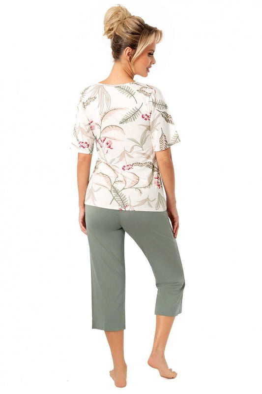 Donna Comfortable Women's Short-Sleeve Pajamas - Soft Viscose Fabric for Ultimate Comfort and Breathability by Donna