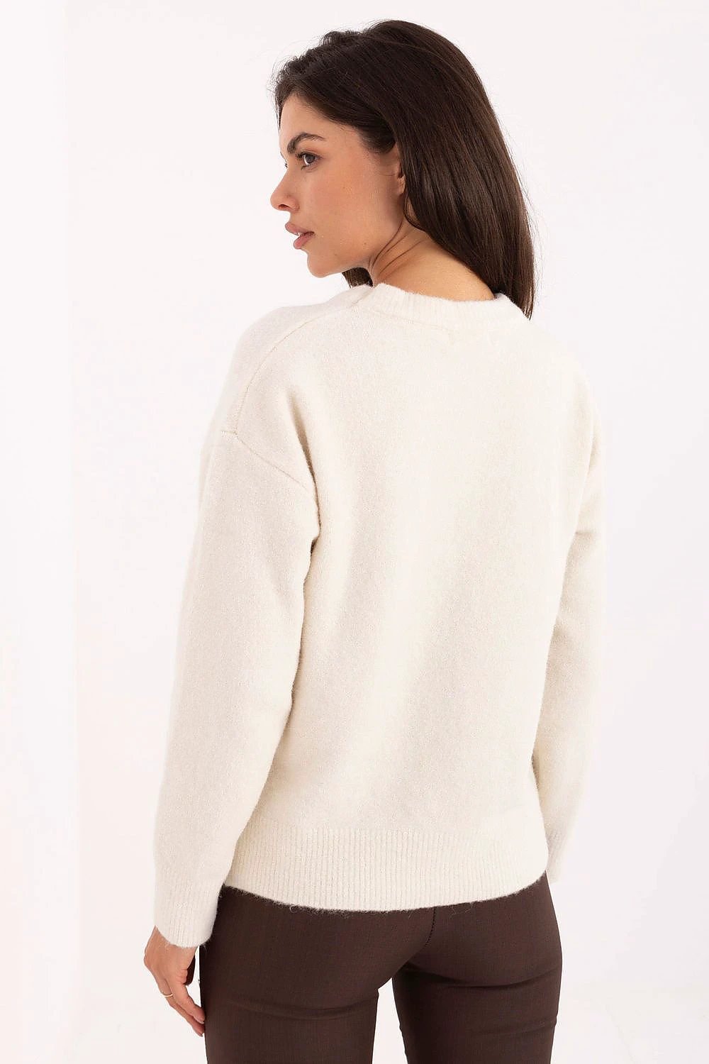 Jumper Women's Stylish Long Sleeve Sweater - Premium Wool Blend for Comfort, Durability and Everyday Wear by Factory Price