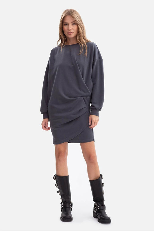 BeWear Daydress Sweatshirt Dress - Soft, Durable Fabric with Round Neck for Comfort and Style by BeWear