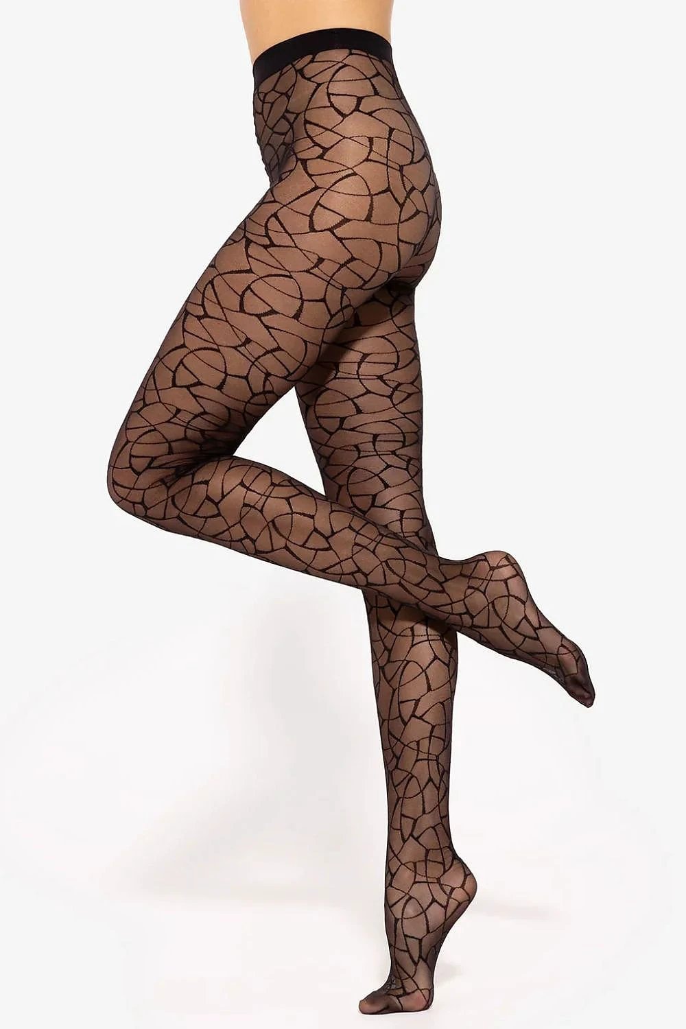 Gatta Women's Mosaic 05 Tights - Stylish Geometric Pattern for Leg Enhancement and Comfort by Gatta