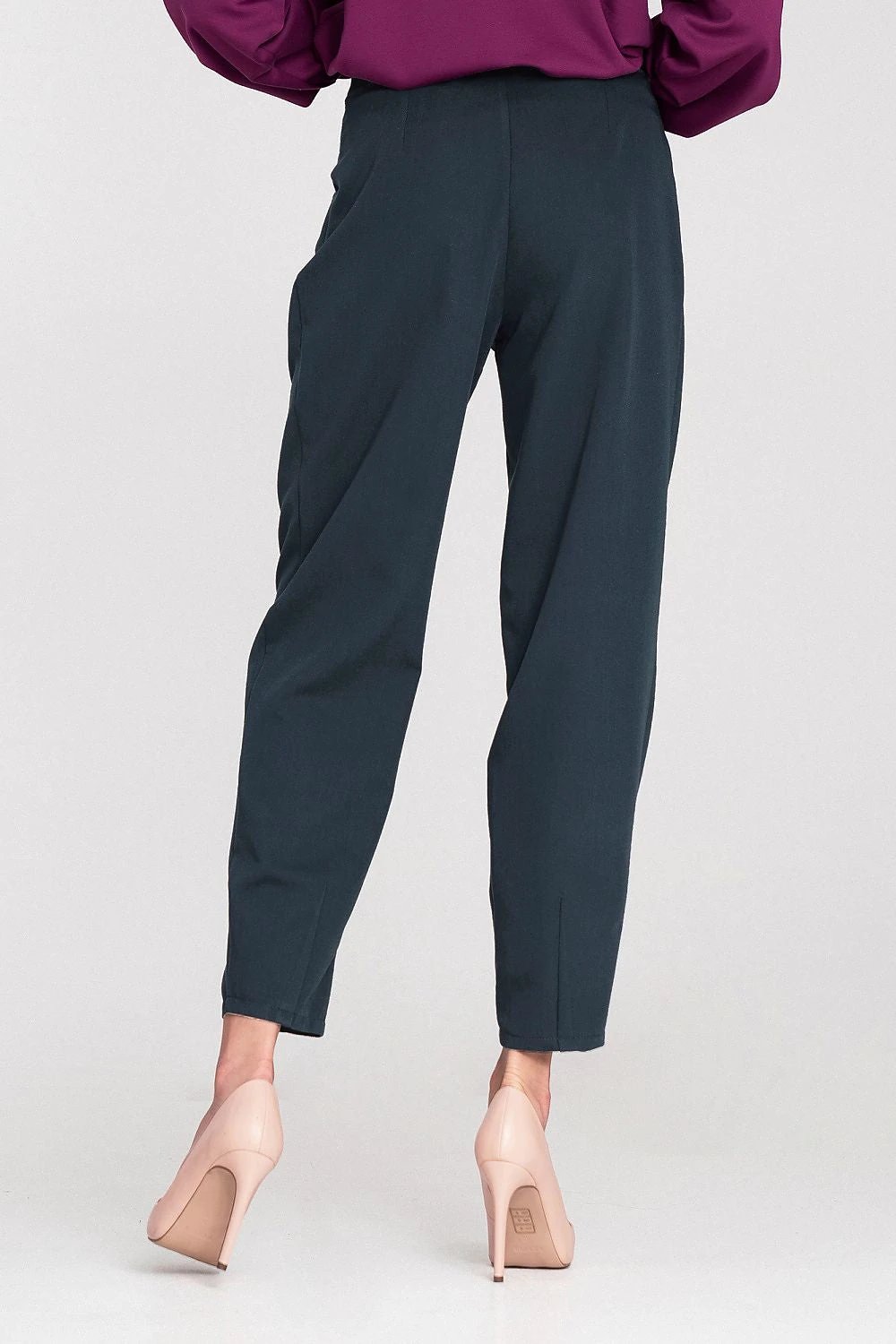 Nife Women's Oversized High-Waisted Balloon Trousers - Comfortable Modern Style and Ease of Wear by Nife