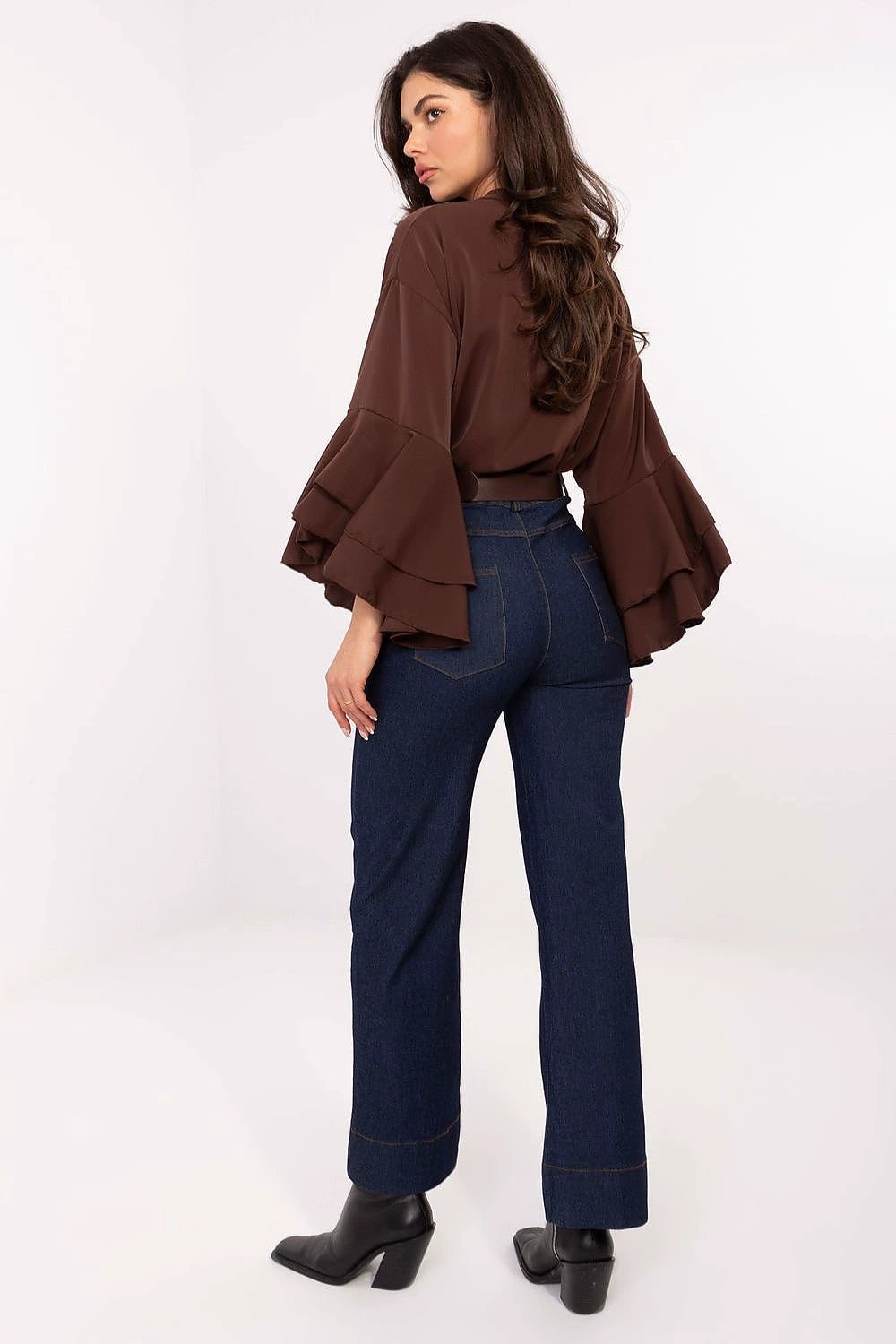 Jeans Factory Women's Straight Leg Jeans - Comfortable High-Quality Cotton with Elastane for Perfect Fit and Everyday Style by Factory Price