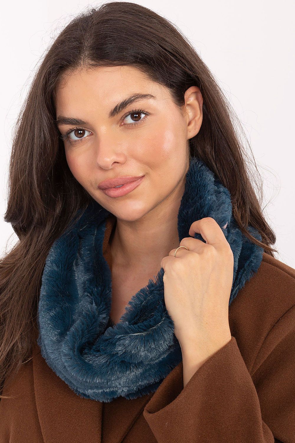 Infinity Scarf At Fur Neck Warmer Soft Warmth Comfort by AT