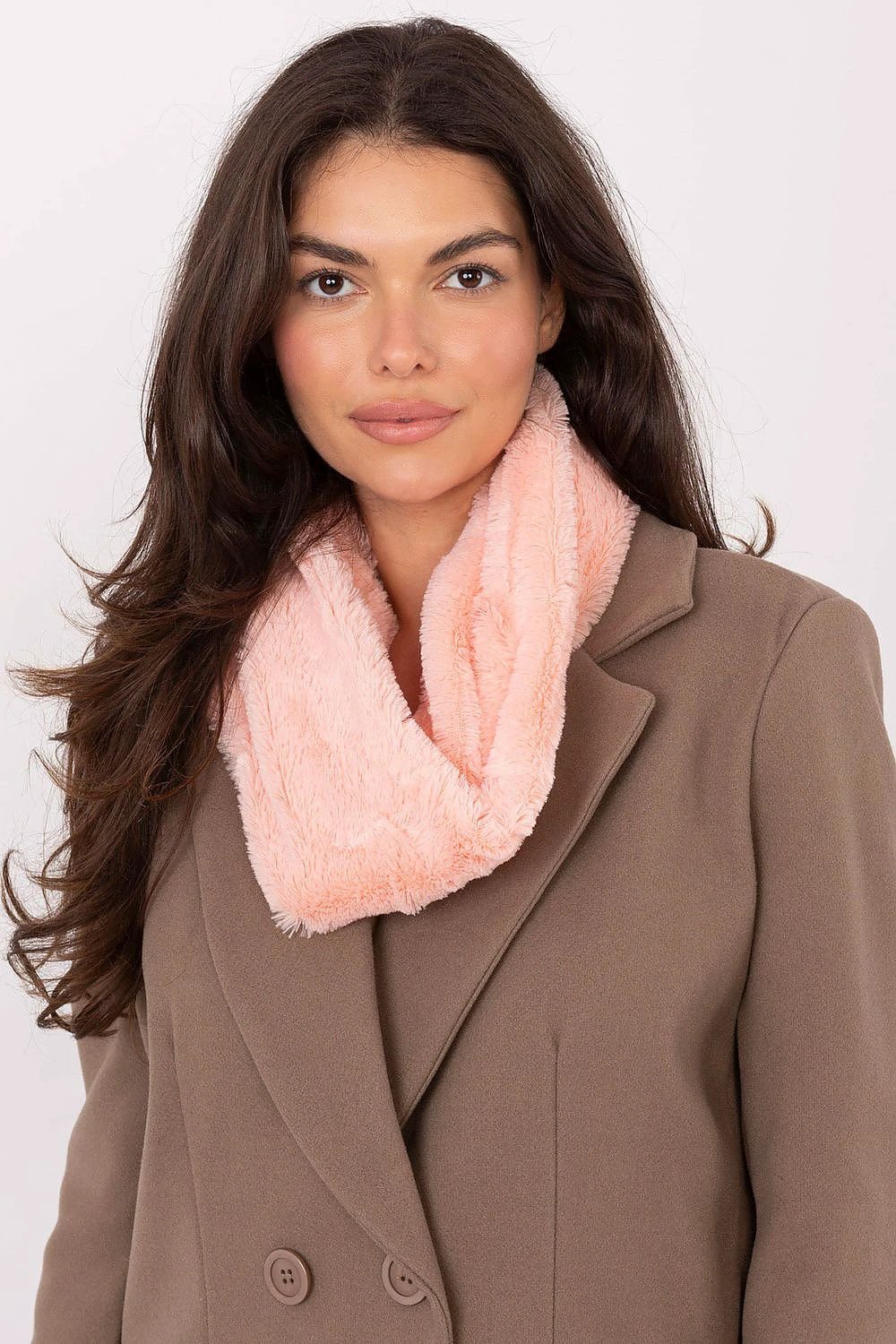 Infinity Scarf Fur Collar Warm Soft Fluffy Wrap Around Neck by AT