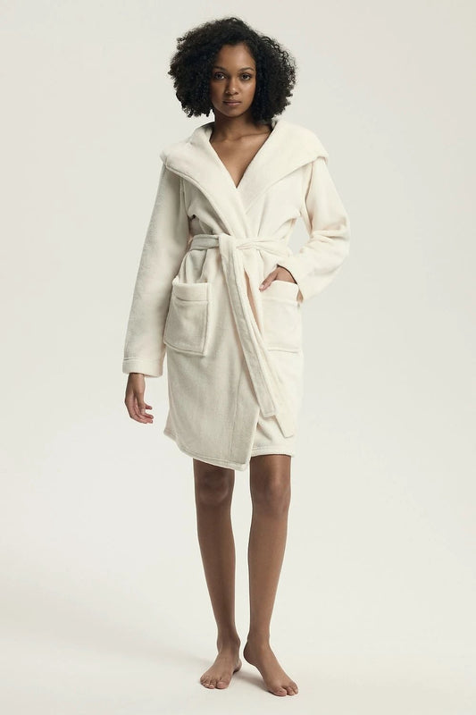 Henderson Soft and Cozy Women's Bathrobe - Warm Comfort with Hood, Pockets, and Belt Tie by Henderson