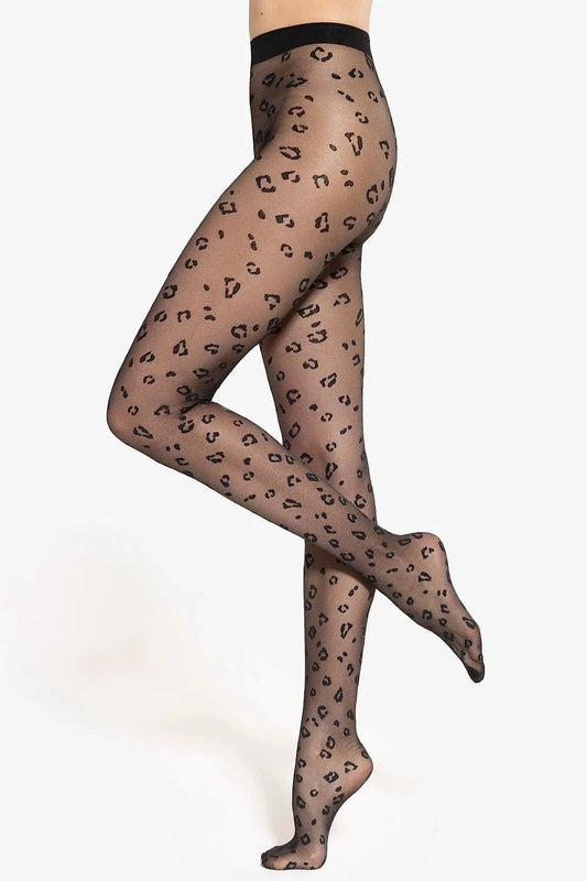 Gatta Women's Stylish Animal Pattern Tights - High-Quality 20 DEN, Comfortable and Durable with No Roll Design by Gatta