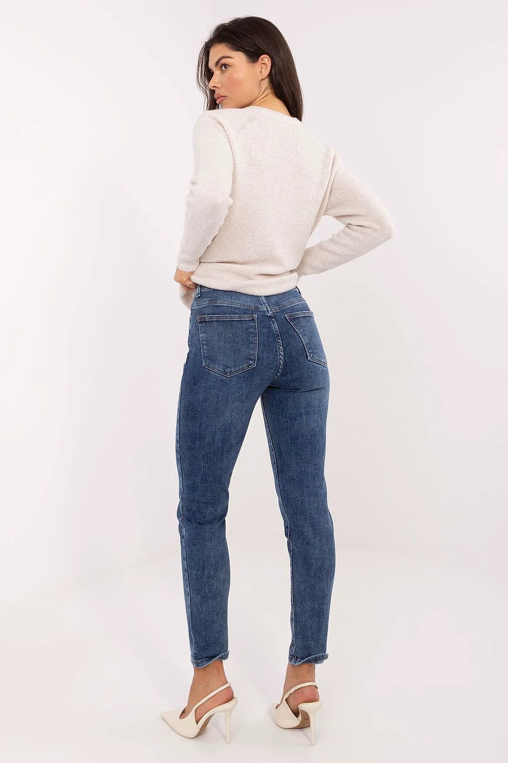 Jeans Factory Women's Skinny Fit Jeans - Comfortable High-Quality Cotton for Daily Wear by Factory Price