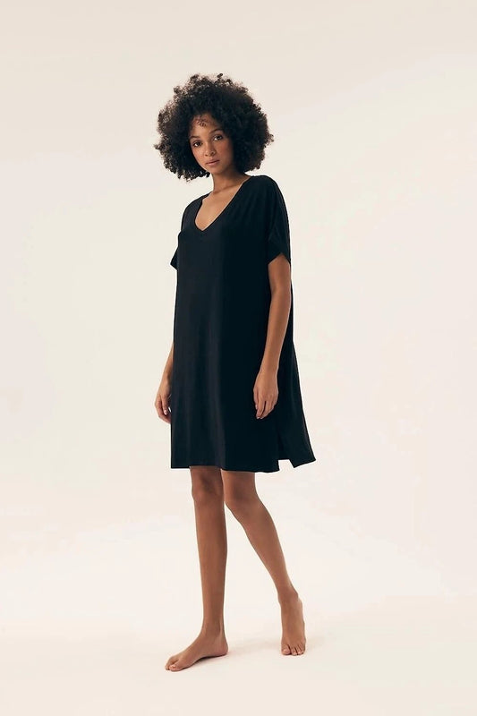 Henderson Nightshirt - Soft Viscose Material with Loose Fit and V-Neck for Feminine Comfort by Henderson