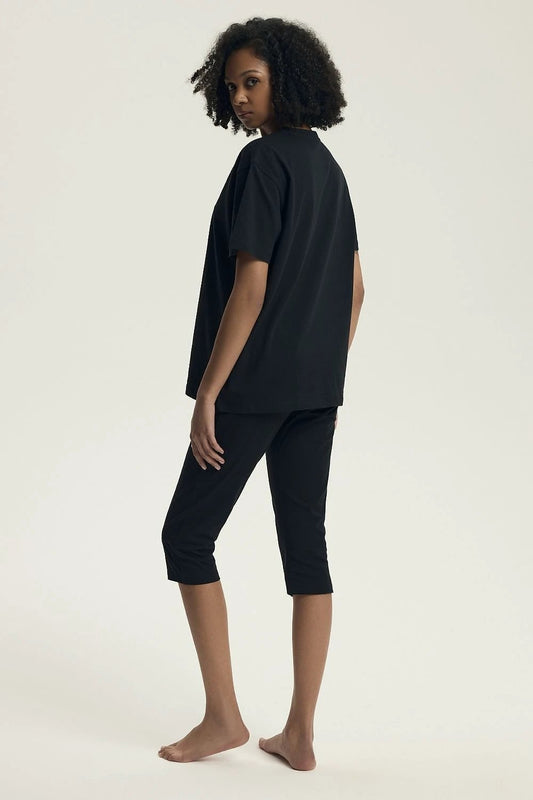 Henderson Pyjama - Ultra Soft and Comfortable Women's Short-Sleeved Pajamas with Stylish Print and Fitted Cut by Henderson