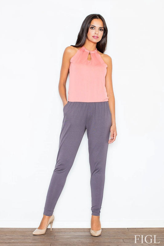 Figl Suit Model 49930 - Smooth Flowing Material Emphasizes Figure with Elastic Waist and Color Options by Figl