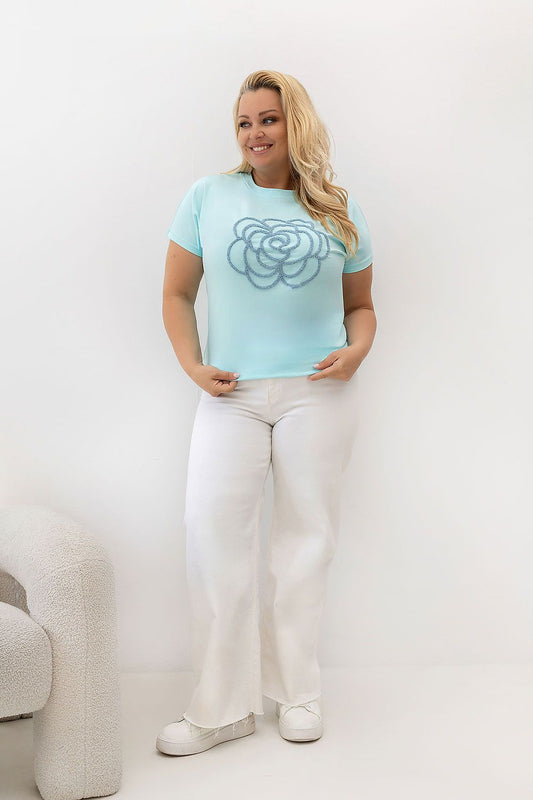 Plus size T-shirt model 230448 Relevance