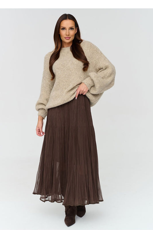 Long skirt model 231998 Makadamia