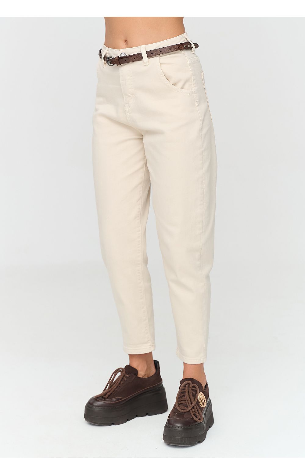 Jeans model 232001 Makadamia