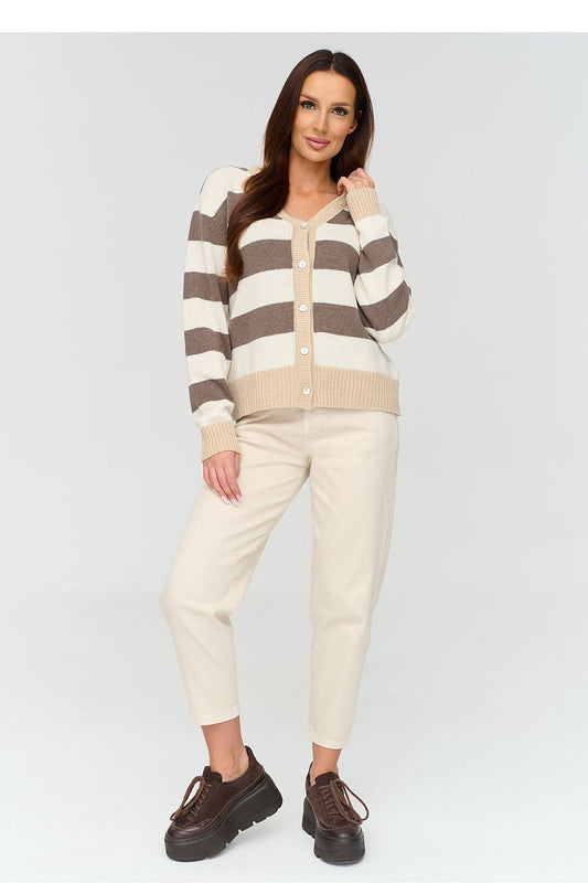 Cardigan model 232004 Makadamia