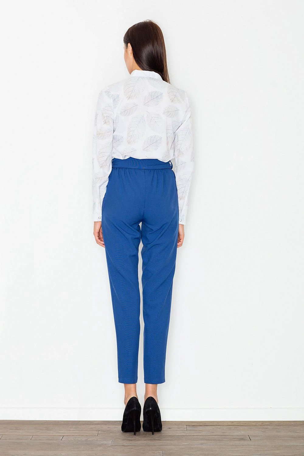 Figl Women's Trousers Model 77114 - Comfortable 100% Polyester with Sash and Side Pockets for Everyday Style by Figl