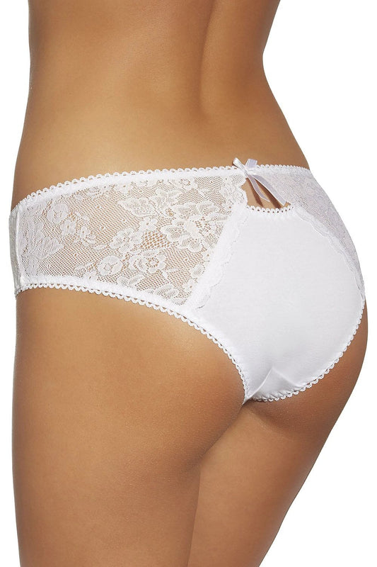 Gabidar Womens Cotton Panties With Lace And Back Cutout by Gabidar