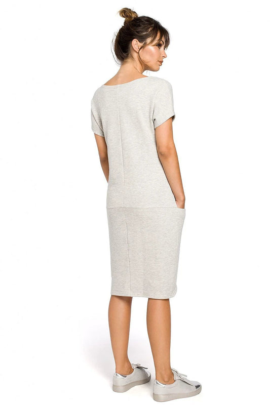 BeWear Daydress 104221 - Comfortable Loose-Fitting Dress with Pockets for Everyday Wear by BeWear